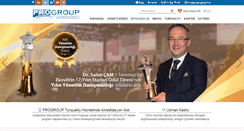 Desktop Screenshot of progroup.com.tr