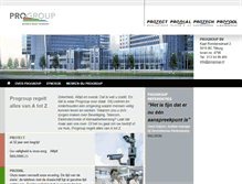 Tablet Screenshot of progroup.nl